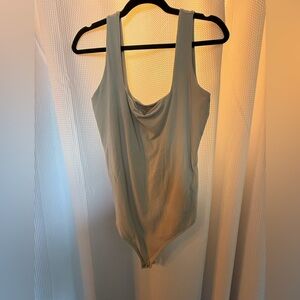 Abercrombie & Fitch Soft Gray Bodysuit